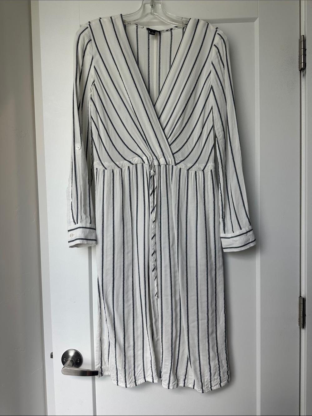 Ann Taylor White Summer Shirt Dress